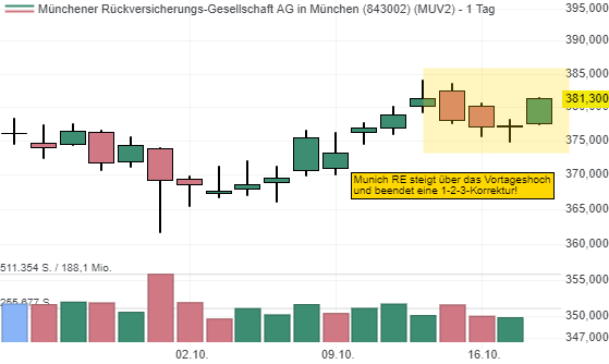 Münchener Rückversicherungs-Gesellschaft AG in München (1,06%)